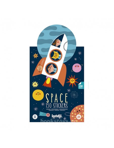 150 αυτοκόλλητα διάστημα londji