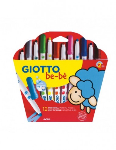 Giotto Bebe Μαρκαδόροι 12τμχ