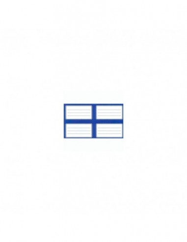 A&G Αυτοκόλλητες Σχολικές Ετικέτες 20τμχ - Μπλε