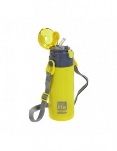 Μεταλλικός EcoLife Θερμός Κίτρινο 400ml 2