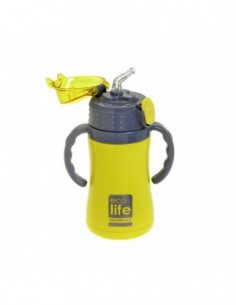 Μεταλλικός EcoLife Θερμός Κίτρινο 300ml 2