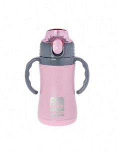 Μεταλλικός EcoLife Θερμός Ροζ 300ml