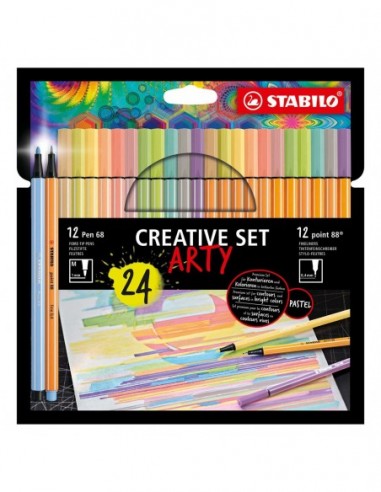 Μαρκαδόροι Stabilo Creativity Set Arty 24τμχ