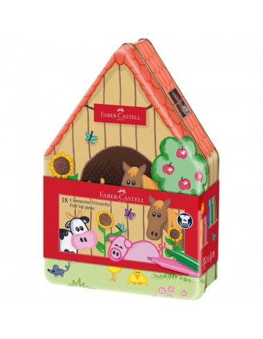 Faber Castell 18 Connector Filzstifte...