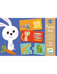 Djeco Puzzle Duo Dinners ready