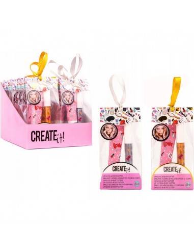 Set LipGloss and Body Glitter CREATE it