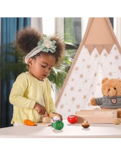 Viga Ξύλινα λαχανικά διαίρεσης 2