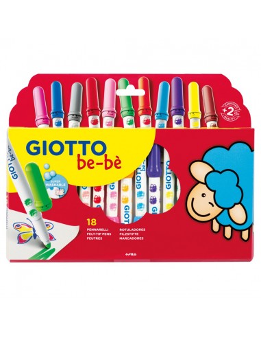 Giotto be-be Μαρκαδόροι 18τμχ