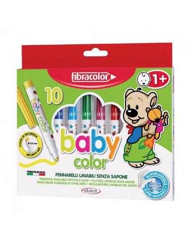 Baby Fibracolor Markers 10pcs...