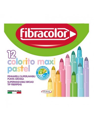 Pastel Jumbo Markers Colormaxi 12pcs...