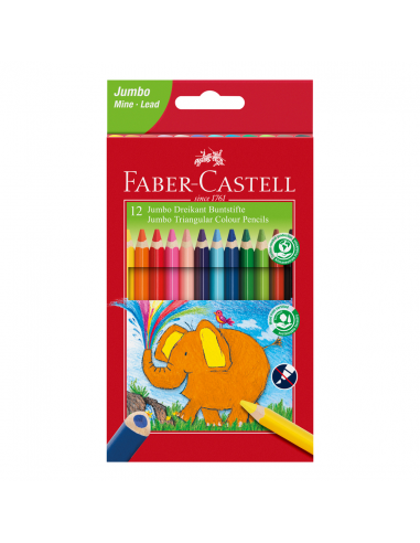 Coloured Pencils Faber Castell Jumbo...
