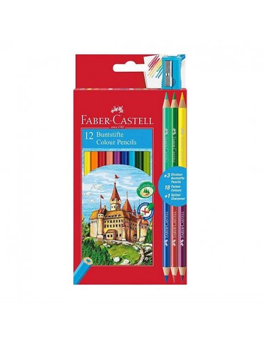 Faber Castell Ξυλομπογιές 12 τμχ και...