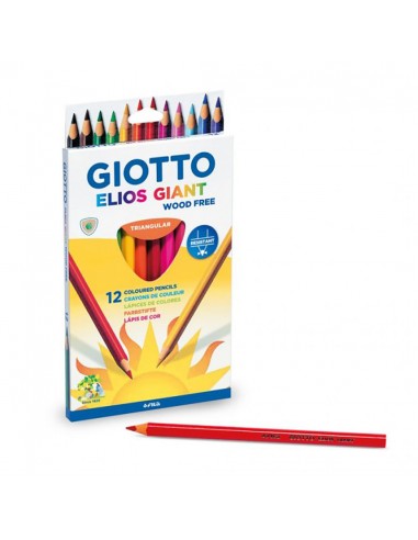 Coloured Pencils Giotto Elios Giant...