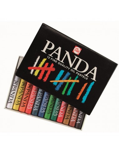 Λαδοπαστέλ Panda 12τμχ