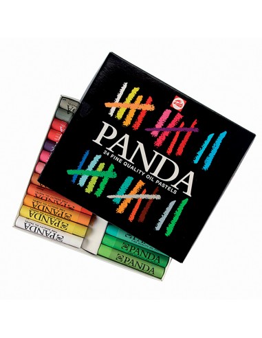 Λαδοπαστέλ Panda 24τμχ