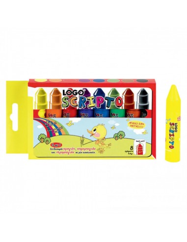 Crayons Logo Scripto 3in1  8pcs
