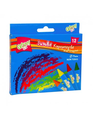 Crayons GROOVY  11mm 12pcs