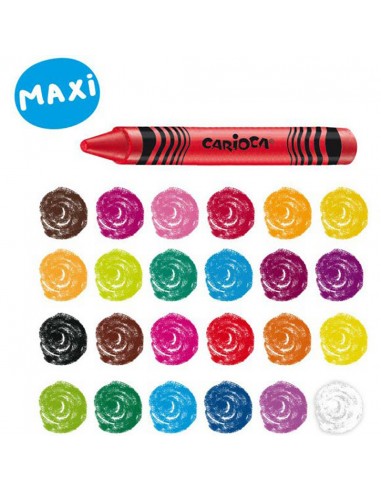 Crayons Carioca Maxi 24pcs