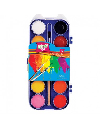 Groovy 12 water colors