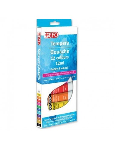Tempera +Efo 12colors x 12ml