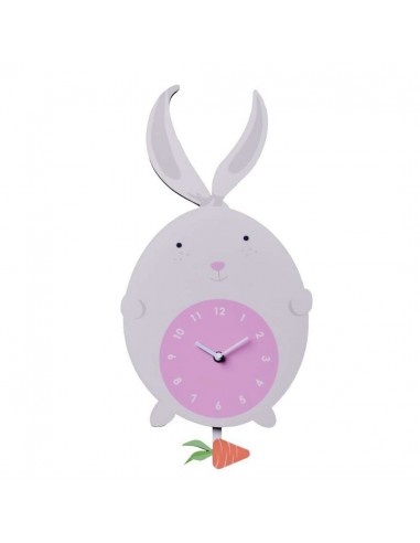 Ρολόι Tοίχου - Λαγουδάκι και Καρότο...