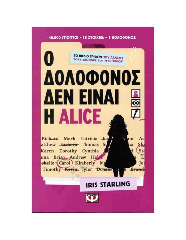 Ο δολοφόνος δεν είναι η Alice