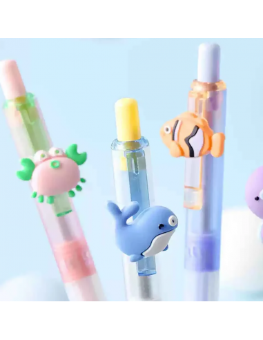 Ocean Animals Click Gel Pens - 0.5mm...