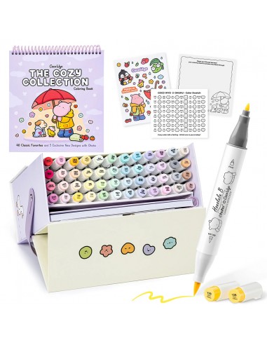 Ohuhu x Coco Wyo Cozy Mood Coloring Kit