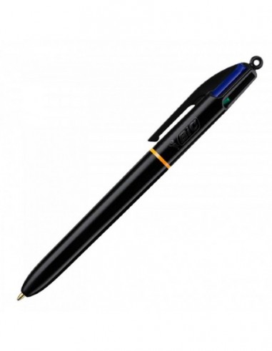 Bic Ballpoint 4 Colours 1.0 Στυλό - Μαύρο