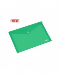 Efo Φάκελος με Κουμπί Α4 - Διάφανο Πράσινο