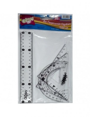 Groovy Χάρακες Σετ 30cm 4τμχ